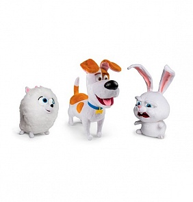 Плюшевая игрушка из серии Тайная жизнь домашних животных, со звуковыми эффектами, 3 вида (Spin Master, 72809)